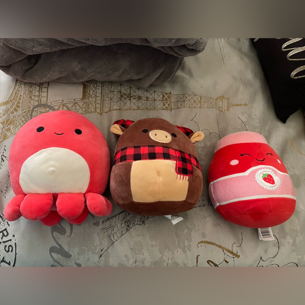 Squish mellow- Pink, Brown, Red